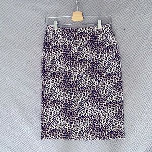ALFANI animal print pencil skirt size 2